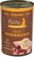 FITMIN Purity GF Adult Chicken Liver Kurczak Wątroba 400g