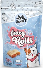 MR.BANDIT Juicy Rolls Krokieciki z Łososiem dla kota 40g
