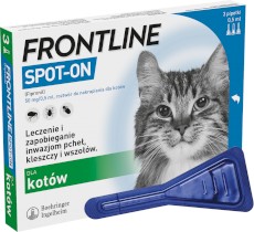 FRONTLINE Spot-On Kot Krople na kleszcze pchły 1szt.