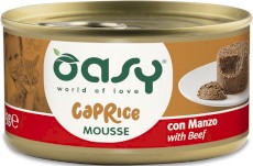 OASY Cat Caprice Mousse Kot Beef Wołowina 85g