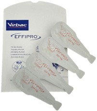 Virbac EFFIPRO Spot-On L Pies 20-40kg Krople na kleszcze 4szt.