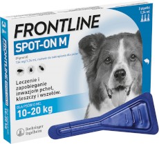 FRONTLINE Spot-On Krople na kleszcze dla psa M 10-20kg 1szt.