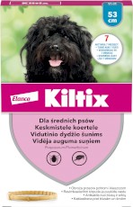KILTIX M Średnia Obroża dla psa na kleszcze pchły