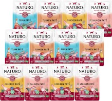 NATURO Adult Cat GF Pate MIX SMAKÓW bez zbóż 12x85g