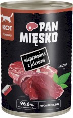 PAN MIĘSKO Wieprzowina z Jeleniem dla kota 400g
