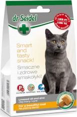DR SEIDEL Smart Tasty Snack Na Piękną sierść dla kota 50g
