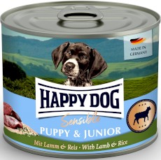 HAPPY DOG Sensible PUPPY JUNIOR Jagnięcina Ryż 200g
