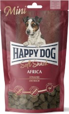 HAPPY DOG Soft Snack MINI Africa Strauss Struś 100g