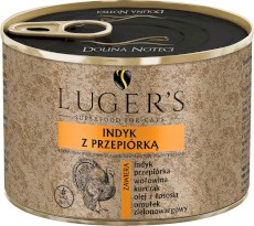 Dolina Noteci LUGER'S Indyk z Przepiórką dla kota 185g