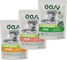 OASY Cat Lifestage Adult Sterilized Salmon Łosoś 85g
