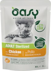 OASY Cat Lifestage Adult Sterilized Chicken Kurczak 85g