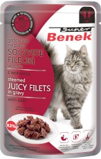 SUPER BENEK Soczyste Filieciki w sosie z Wołowiną 85g