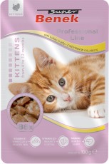 SUPER BENEK Professional Line Kittens Indyk w Galaretce 100g