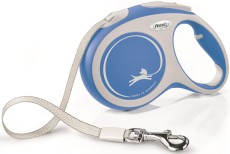 FLEXI NEW COMFORT Smycz taśmowa L / 5m niebieska