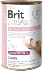 BRIT GF Veterinary Diet HYPOALLERGENIC Dog Monoprotein Lamb 400g