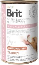 BRIT GF Veterinary Diet HYPOALLERGENIC Dog Monoprotein Turkey 400g