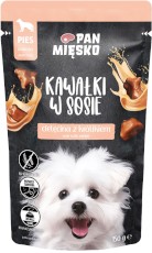 PAN MIĘSKO Cielęcina z Królikiem w sosie dla psa 150g