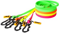 DINGO Flex Honey Smycz treningowa z rączką Pomarańczowa 1,6cm x 3m