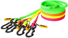 DINGO Flex Honey Smycz treningowa z rączką Zielona 1,6cm x 5m