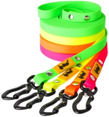 DINGO Flex Smycz treningowa z rączką Żółta 1,6cm x 5m