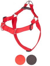 DINGO Easy Walk Szelki z taśmy Czerwone Roz.70
