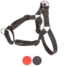 DINGO Easy Walk Szelki z taśmy Czarne Roz.120
