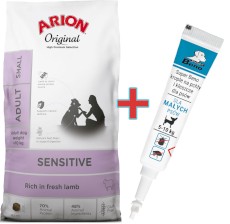 ARION Original Sensitive Adult Small Lamb 2kg + Krople na KLESZCZE GRATIS !!