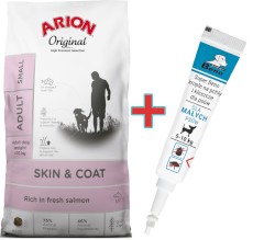 Arion Original Skin / Coat Adult Small Salmon 2kg + Krople na KLESZCZE GRATIS !!