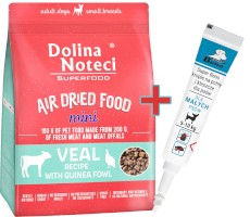 DOLINA NOTECI Superfood Mini Danie Cielęcina Perliczka 1kg + Krople na KLESZCZE GRATIS !!