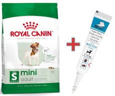 ROYAL CANIN Mini Adult S 8kg + Krople na KLESZCZE GRATIS !!