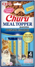 INABA Cat Churu Meal Topper Tuna Scallop Recipe Tuńczyk Przegrzebki 4x14g