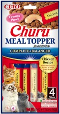 INABA Cat Churu Meal Topper Chicken Recipe Kurczak 4x14g