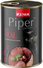 DOLINA NOTECI PIPER Animals Kot Junior Cielęcina 400g