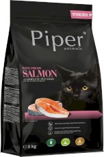 DOLINA NOTECI PIPER Animals Kot Sterilised Łosoś 3kg