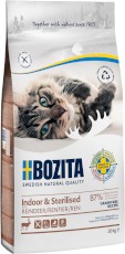 BOZITA Indoor / Sterilised Reindeer Renifer bez zbóż dla kota 10kg