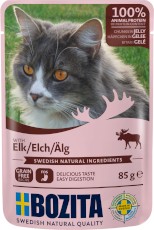 BOZITA Reindeer Kawałki Łosia w galaretce bez zbóż dla kota 85g