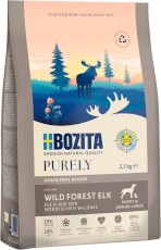 BOZITA Purely Puppy / Junior Large Elk Łoś bez zbóż dla szczeniąt 2,5kg