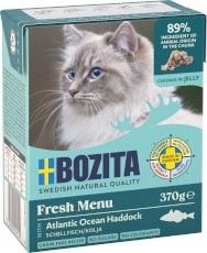 BOZITA Fresh Menu Dorsz w galaretce bez zbóż dla kota Tetra Recart 370g