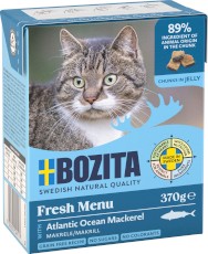 BOZITA Fresh Menu Makrela w galaretce bez zbóż dla kota Tetra Recart 370g