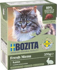 BOZITA Fresh Menu Królik w galaretce bez zbóż dla kota Tetra Recart 370g