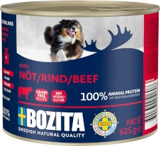 BOZITA Pate Pasztet z Wołowiną bez zbóż dla psa Puszka 625g