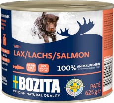 BOZITA Pate Pasztet z Łososiem bez zbóż dla psa Puszka 625g
