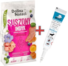 DOLINA NOTECI Premium SUSZONY Indyk dla psa 9kg + Krople na KLESZCZE GRATIS !!