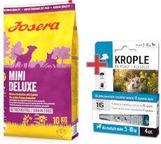 Josera MINI DELUXE Adult 10kg + 4szt. Krople na KLESZCZE GRATIS !!