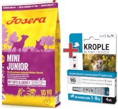 JOSERA MINI Junior 10kg + 4szt. Krople na KLESZCZE GRATIS !!