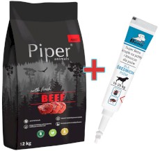 Dolina Noteci PIPER Animals Pies Adult Wołowina 12kg + Krople na KLESZCZE GRATIS !!