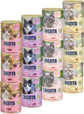 BOZITA Pate Pasztet bez zbóż dla kota MIX SMAKÓW 12x400g