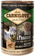 CARNILOVE Dog Adult Duck / Pheasant Kaczka Bażant 400g