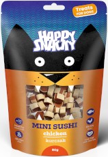 HAPPY SNACKY Treats Mini Sushi z Kurczaka dla psa 80g