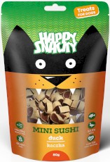 HAPPY SNACKY Treats Mini Sushi z Kaczki dla psa 80g